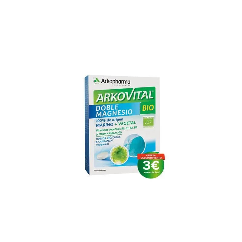 "Arkopharma Arkovital Double Magnesium Bio 30 Tablets"
