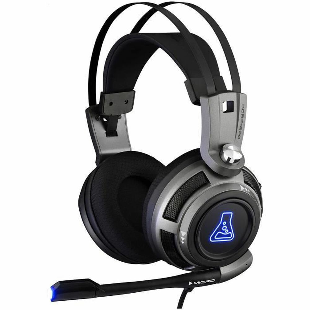 Headphones with Microphone The G-Lab KORP200-G Grey