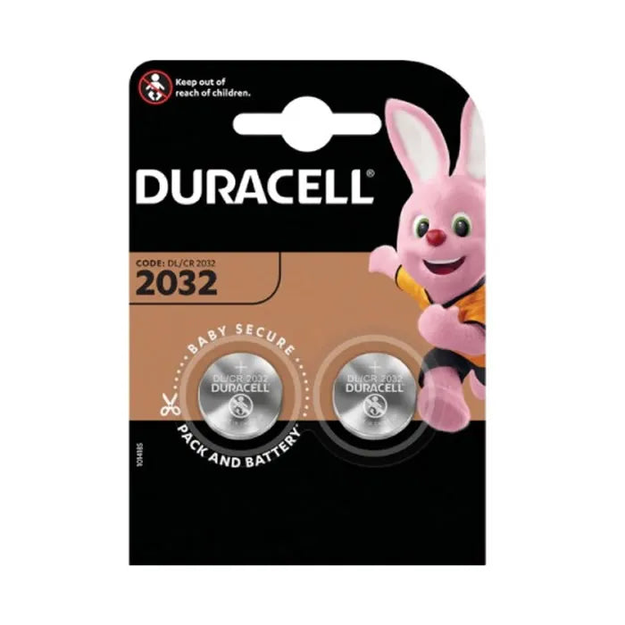 "Duracell Lithium Button Battery 3V 2032 DL / CR2032 2 Units"