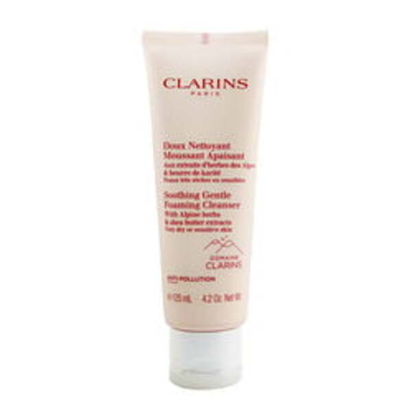 Clarins by Clarins Soothing Gentle Foaming Cleanser with Alpine Herbs & Shea Butter Extracts - Very Dry or Sensitive Skin --125ml/4.2oz For Women