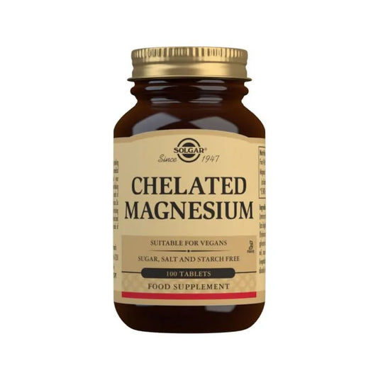 "Solgar Chelated Magnesium 100 Tablets"