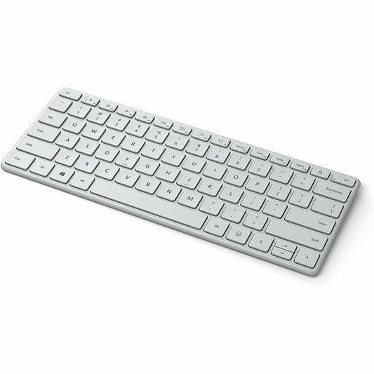 Wireless Keyboard Microsoft 21Y-00054 Spanish Qwerty White Wireless