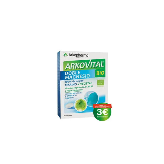 "Arkopharma Arkovital Double Magnesium Bio 30 Tablets"