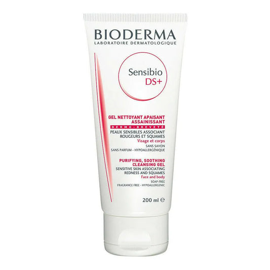 "Bioderma Sensibio Ds+ Gel Purifying Soothing Cleansing Gel 200ml"