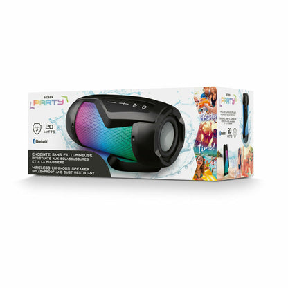 Portable Bluetooth Speakers Shine Inline PARTYBTIPMINI Black 20 W