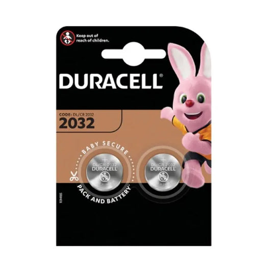 "Duracell Lithium Button Battery 3V 2032 DL / CR2032 2 Units"