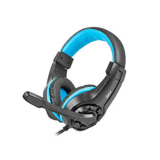 Headphones with Microphone Fury NFU-0862 Black Blue