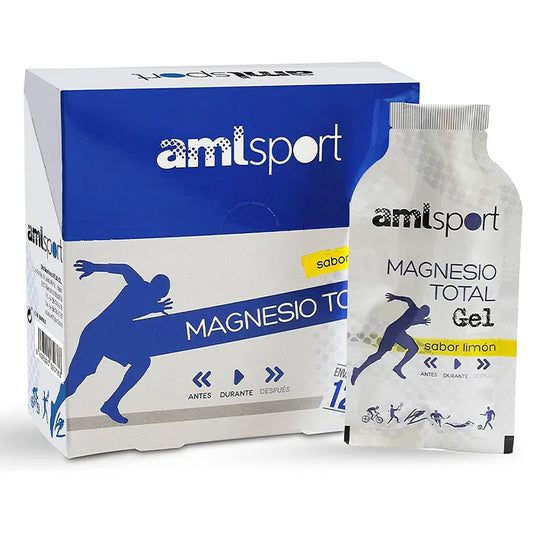 "Amlsport Magnesium Total Gel Lemon 12 Sachets "